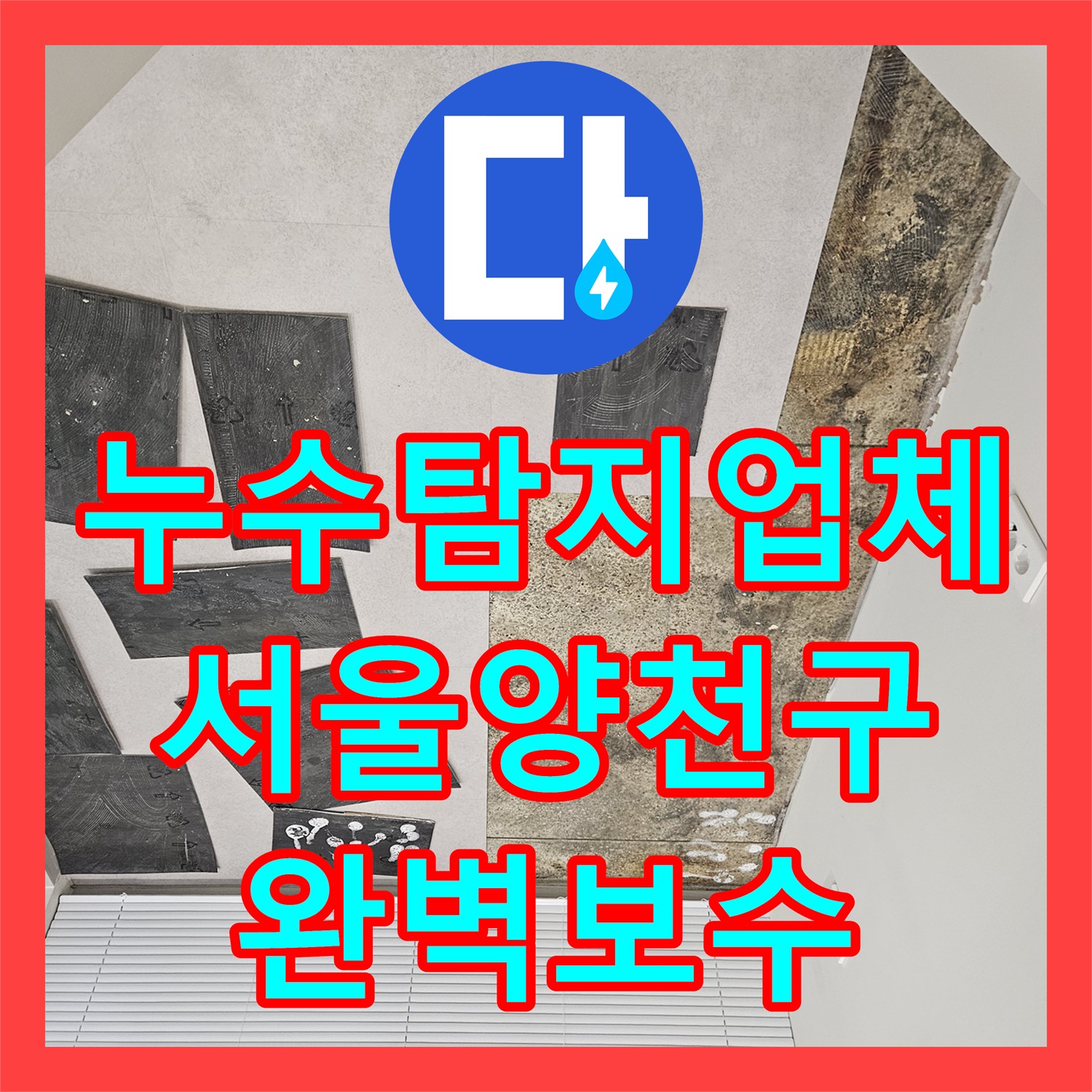 누수탐지업체 세탁소였던 사무실 바닥 누수와 악취를 해결한 과정 서울 양천구 신정동
