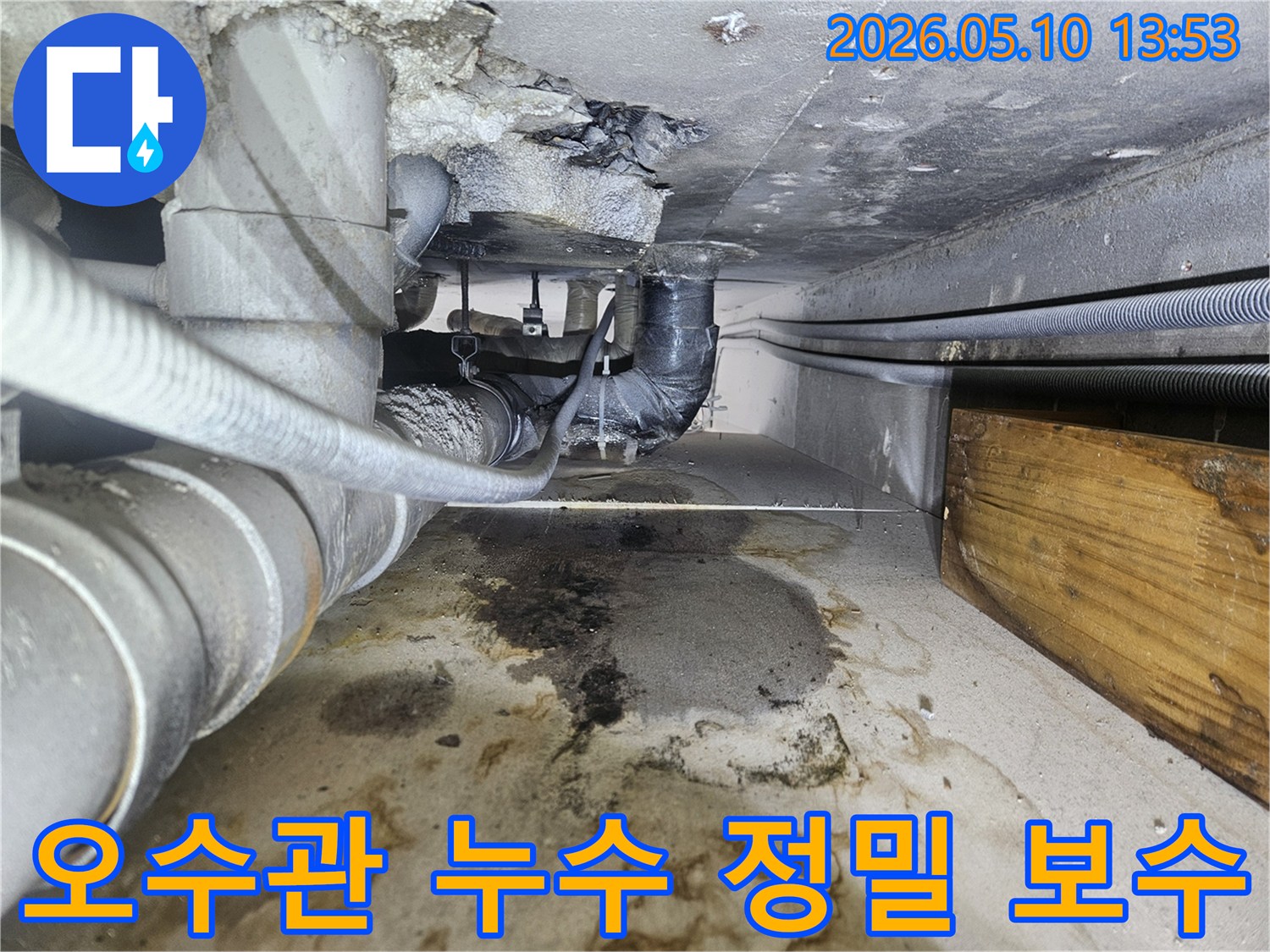 고양-일산동구-주택-오수관-누수-현장-정밀-진단-및-보수-작업