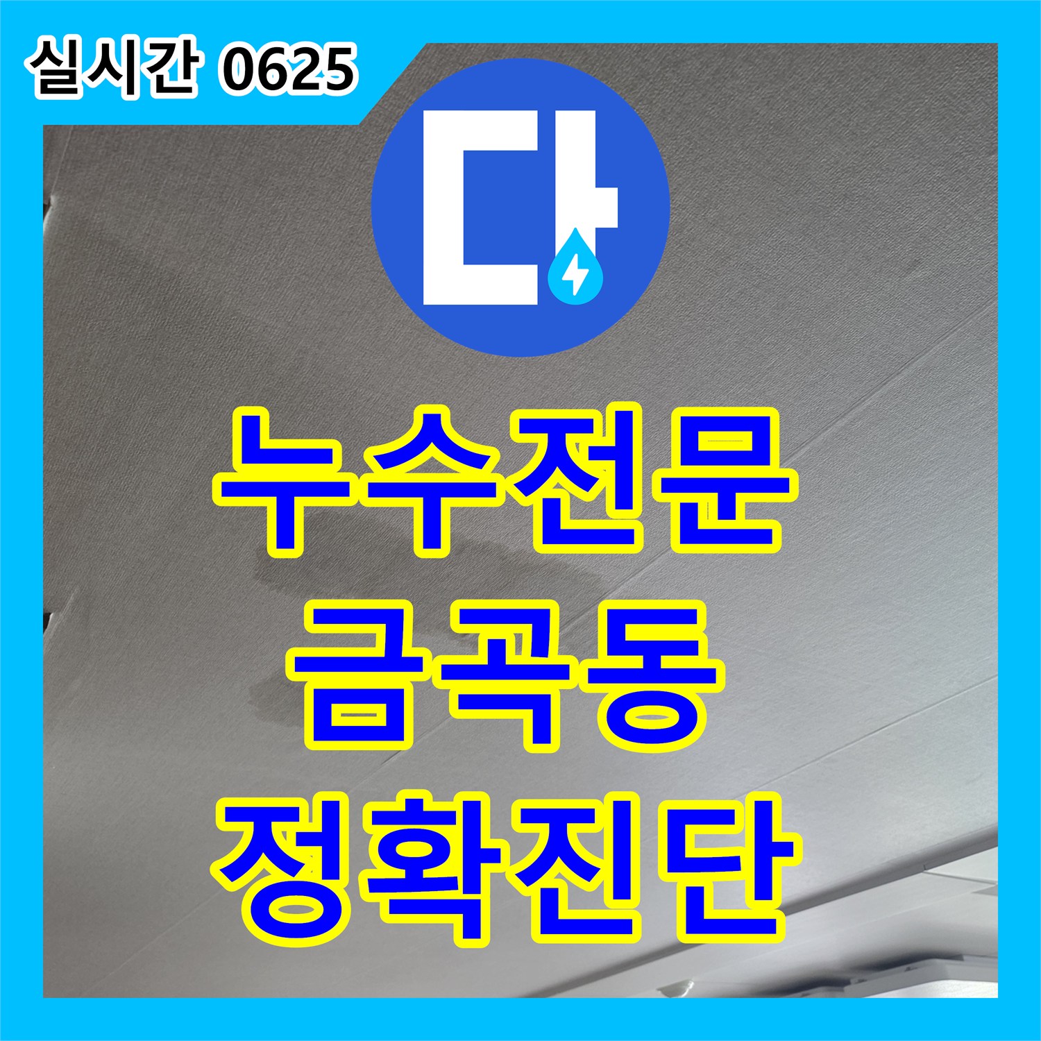 누수전문업체, 천장 점검구를 통한 육안 확인부터 정밀 탐지까지의 해결 과정, 남양주시 금곡동