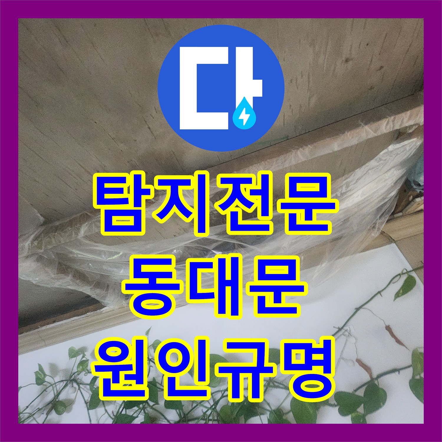 누수탐지전문, 욕실 누수 원인 전문가가 찾아내어 방수 공사 진행 동대문구