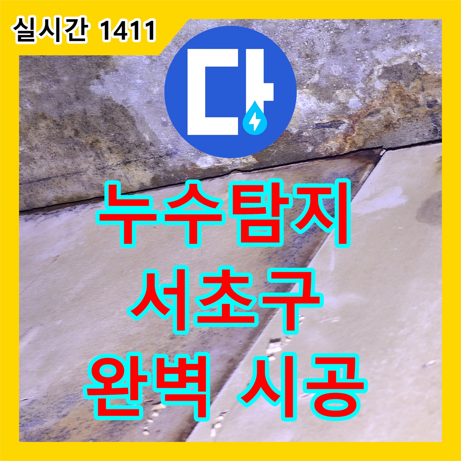 누수탐지 - 벽면 누수와 곰팡이, 체계적인 탐지와 효과적인 공사로 해결한 경험 - 서초구