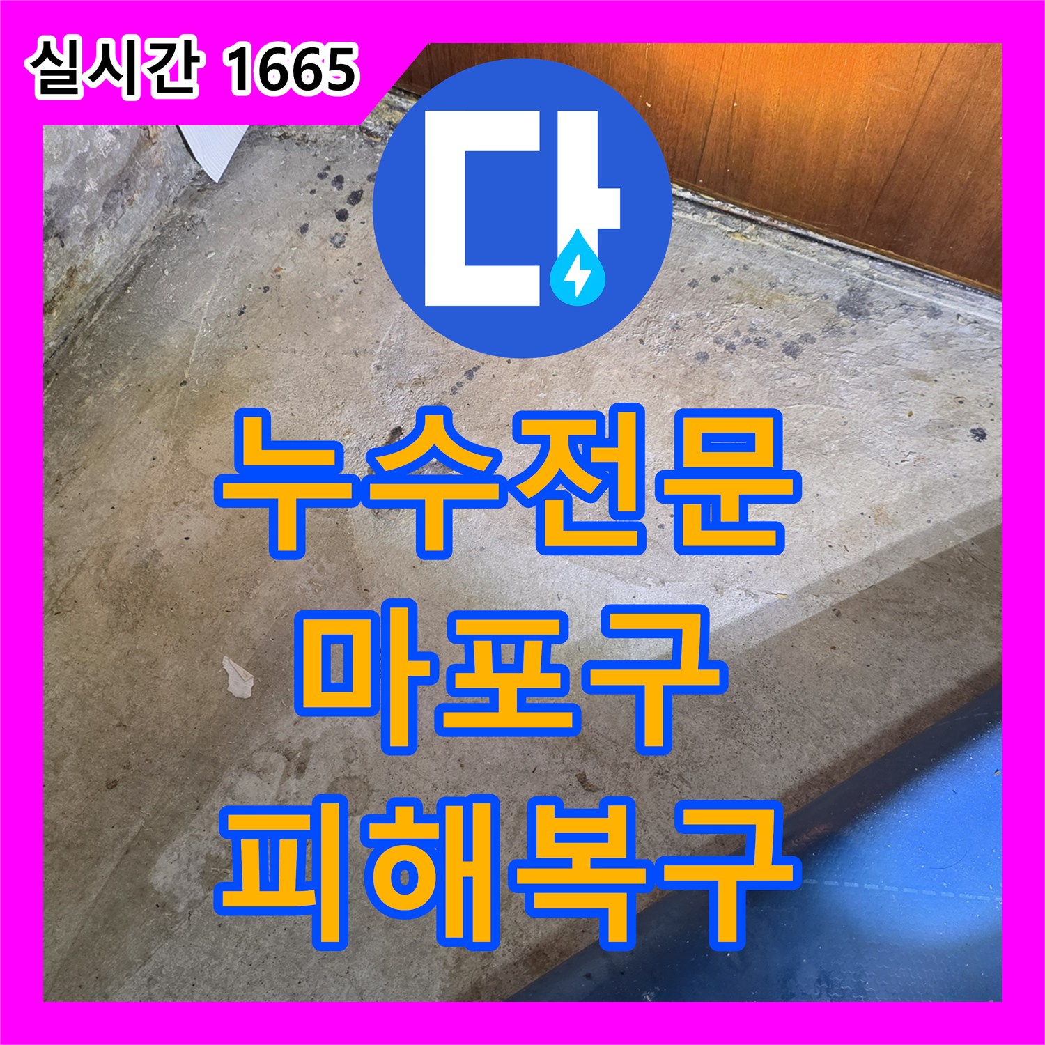 누수탐지전문 벽지 하단 물 젖음 및 곰팡이, 신속하게 보수 작업 진행하여 해결해 드린 서울 마포구