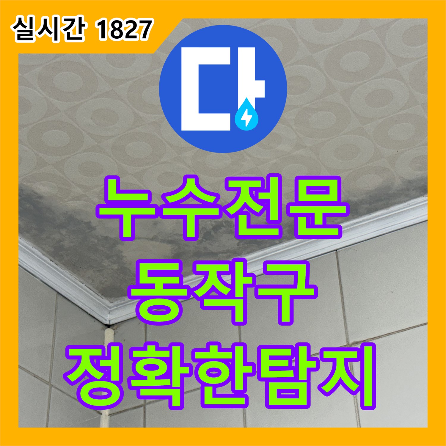 누수설비, 오래된 건물 누수 피해를 첨단 장비로 탐지하고 복구하는 사례, 서울 동작구