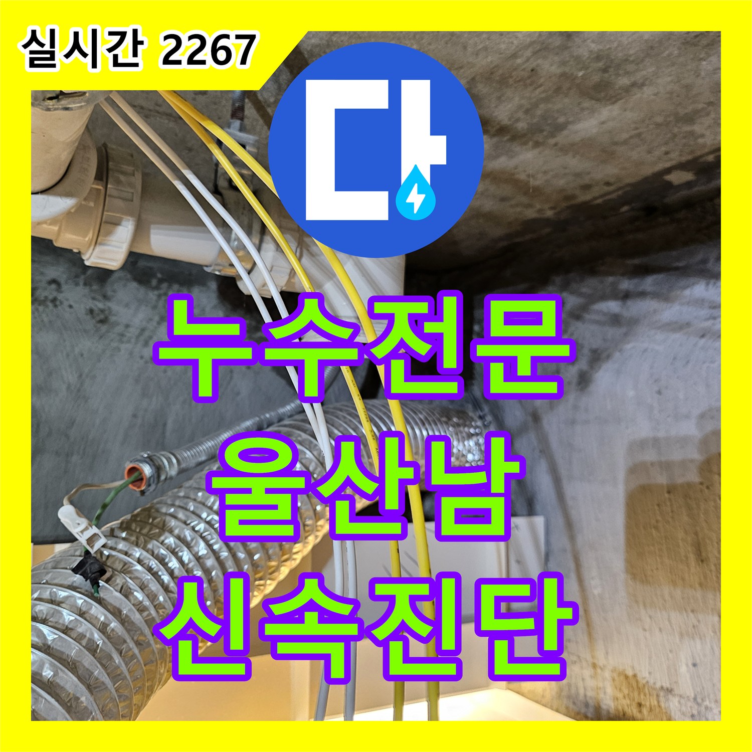 누수탐지전문 천장 누수 발생 시 대처 요령과 정밀 탐지 문제, 신속한 방문과 진단으로 해결했습니다 울산 남구
