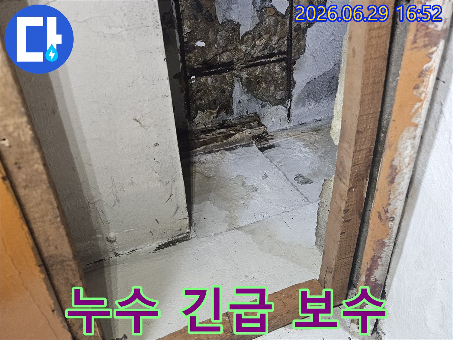 전문가가-진단한-누수-현장으로-콘크리트-부식과-철근-녹이-명확하게-보입니다