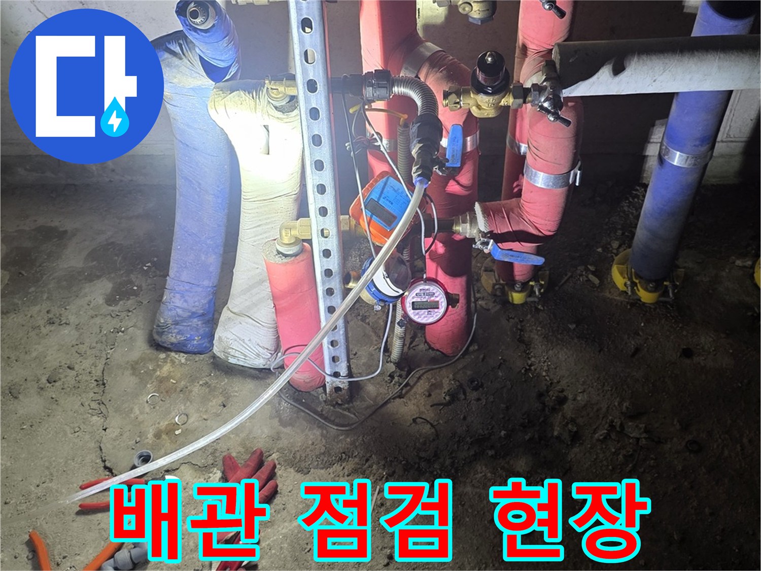 울산 성안동-주방 하수 배관 점검 및 장비 배치 상태
