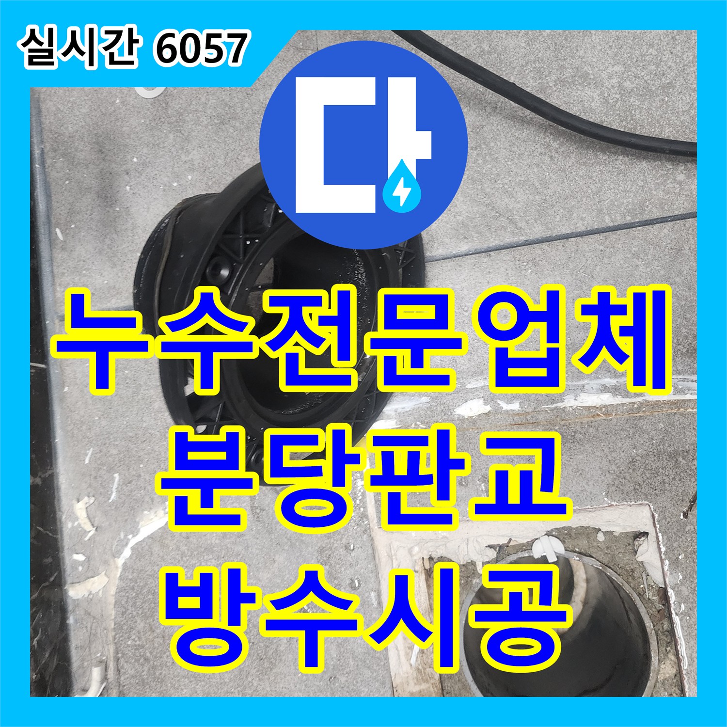 누수전문업체 변기 탈거 후 유가 교체와 정밀 방수 시공을 진행한 성남시 분당구 판교동 현장
