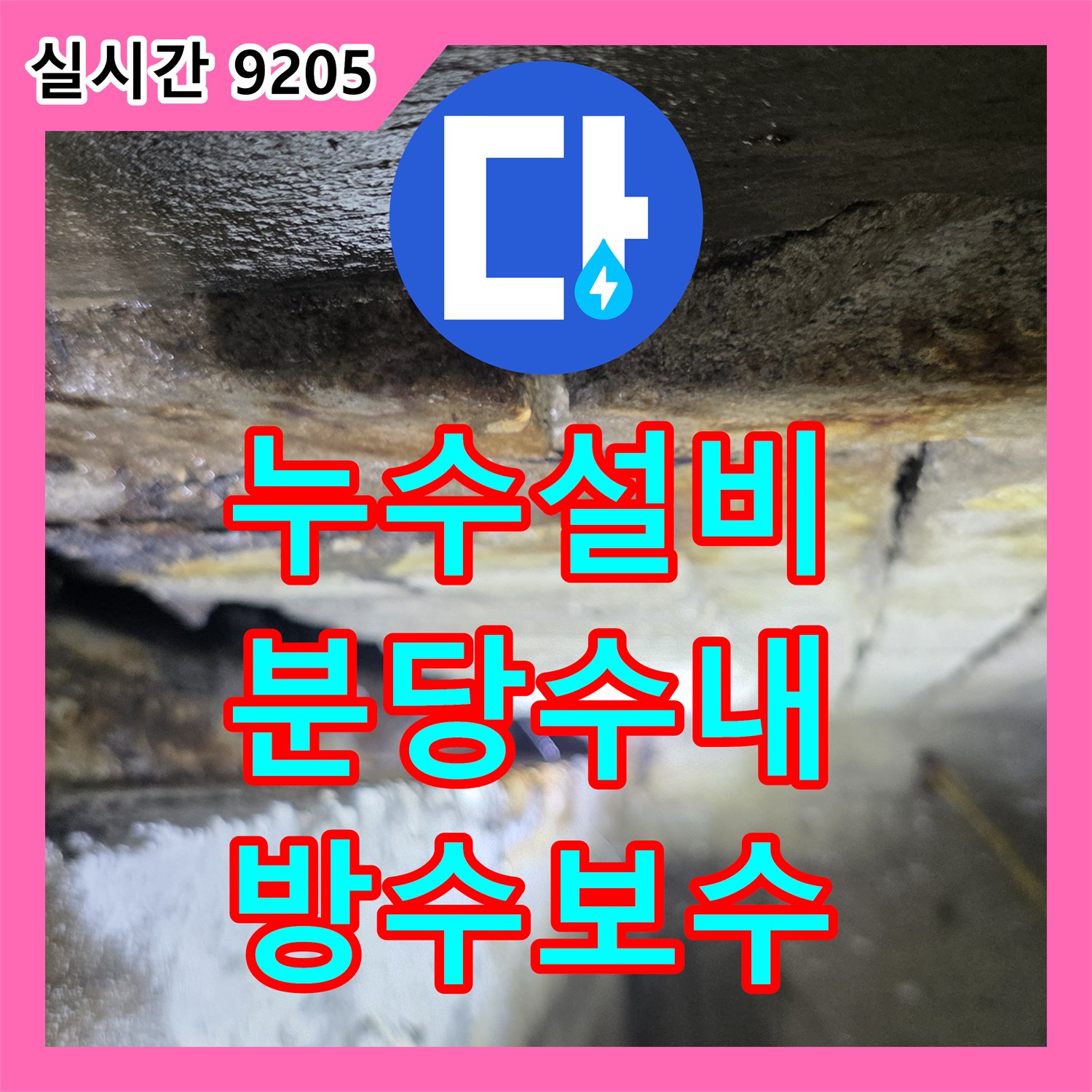 누수설비 분당구 수내동 상가 주방 바닥 방수층 파손 및 배관 누수를 장비를 통해 찾아낸 사례