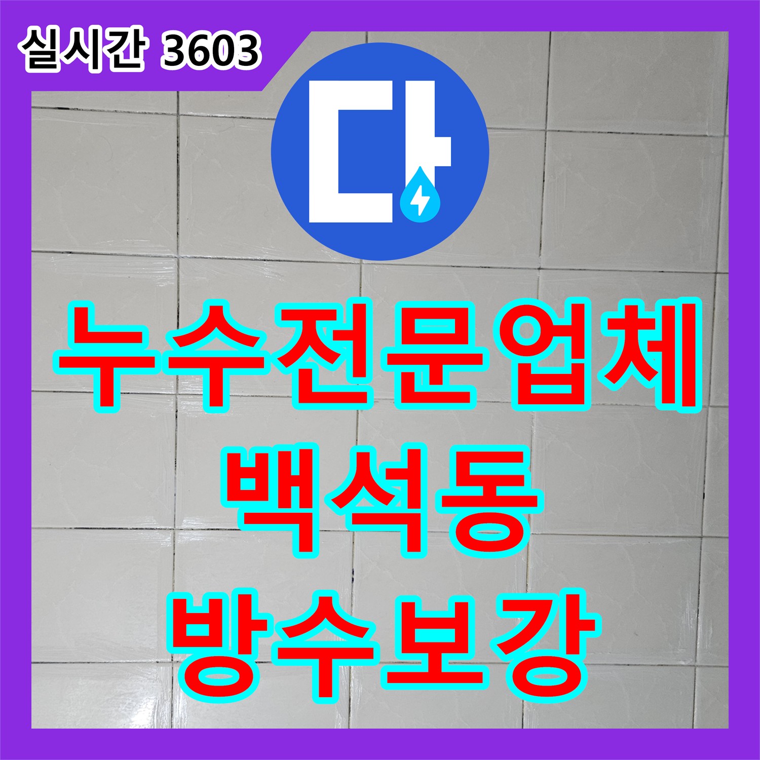 누수전문업체 화장실 유가 하수관 연결부 방수층 파손으로 인한 누수를 정밀하게 수선한 경기 고양시 일산동구 백석동 현장