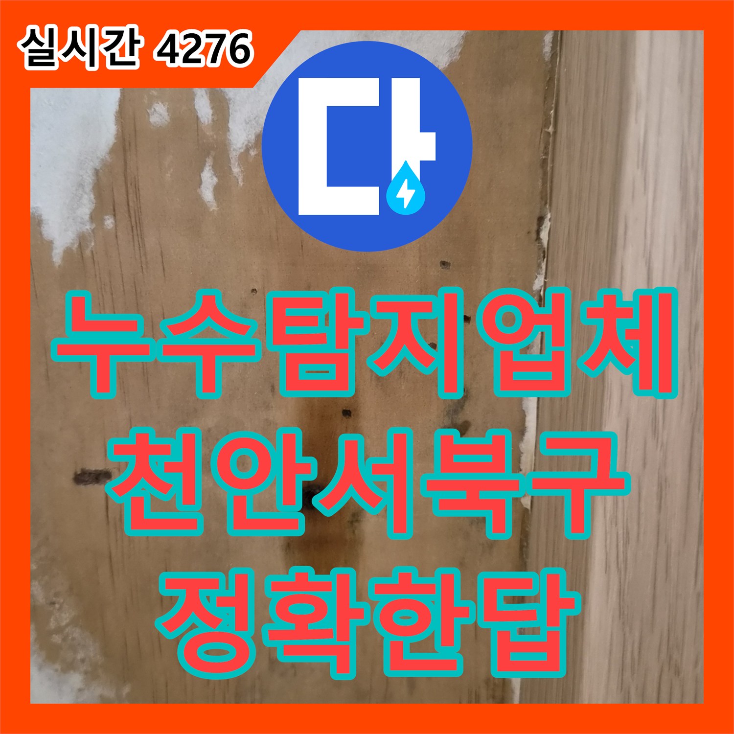 누수탐지업체 결로와 누수의 경계에서 내시경으로 정확한 답을 찾은 천안시 서북구 불당동 현장