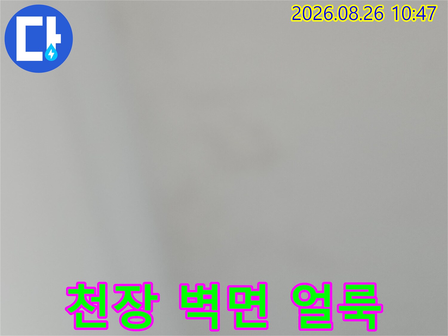 지하층-천장-벽면에-남은-누수-및-습기-흔적입니다.