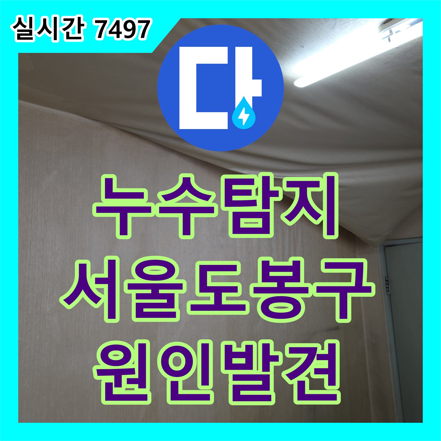 누수탐지 세 곳의 업체가 실패한 미세 누수를 정밀 진단하여 해결한 서울 도봉구 사례