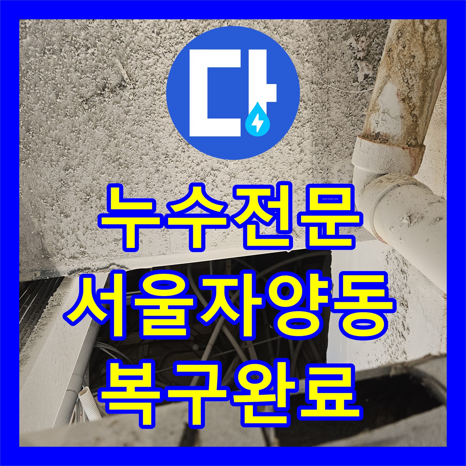 누수전문 과거 공사 실수로 파손된 하수관을 복구한 서울 광진구 자양동 현장